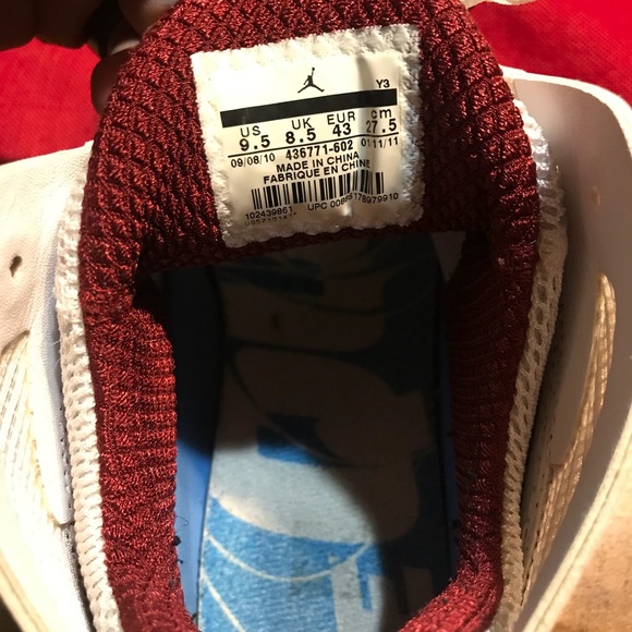 Jordan 2011 team red white $70 Obo - Picture 4 of 5